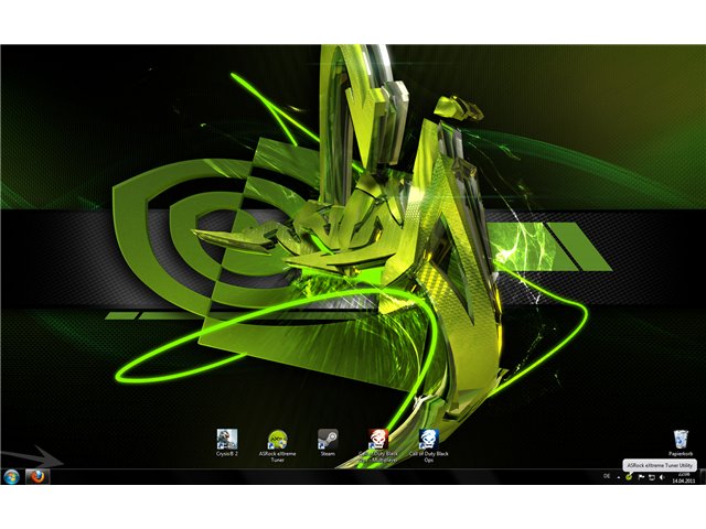 Desktop, ohne Müll :D
