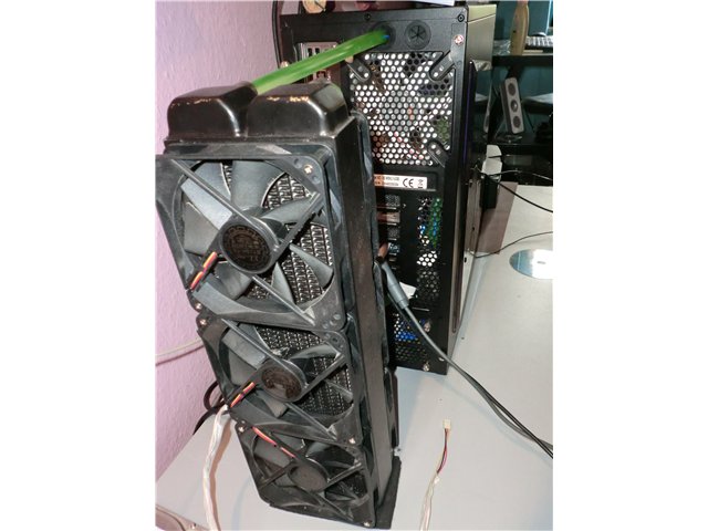 Radiator von "hinten"
