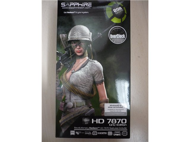 Meine Sapphire Radeon HD 7870 OC (war übrigens meine jüngste Anschafung)
