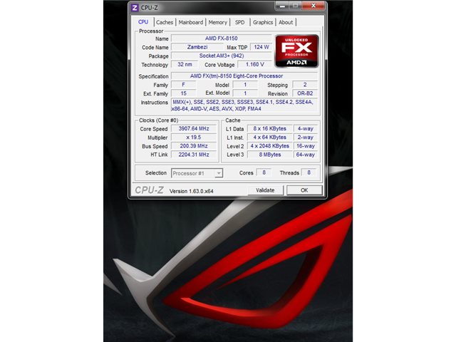 cpu-z info.