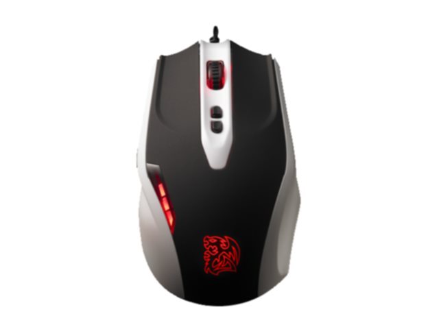 Tt eSPORTS Black Gaming Mouse Combat White