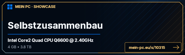 PC-Showcase Selbstzusammenbau von boeserloewe auf MEIN PC