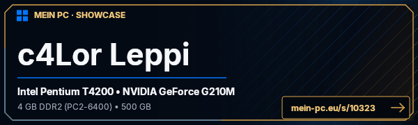 PC-Showcase c4Lor Leppi von c4Lor auf MEIN PC