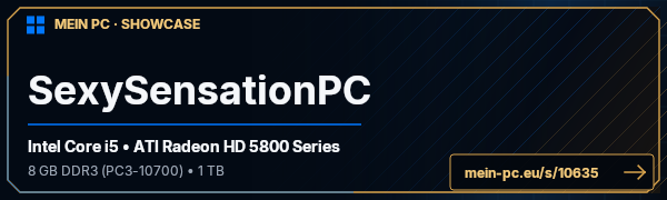 PC-Showcase SexySensationPC von asc06 auf MEIN PC