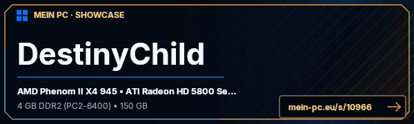 PC-Showcase DestinyChild von Backdoor auf MEIN PC