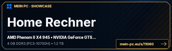 PC-Showcase Home Rechner von St3v3 auf MEIN PC