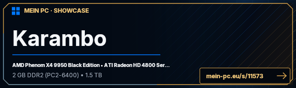 PC-Showcase Karambo von Karambo auf MEIN PC