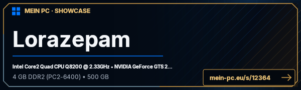 PC-Showcase Lorazepam von Lorazepam auf MEIN PC