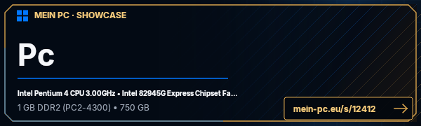 PC-Showcase Pc von 13Freak37 auf MEIN PC