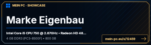 PC-Showcase Marke Eigenbau von Ikki auf MEIN PC