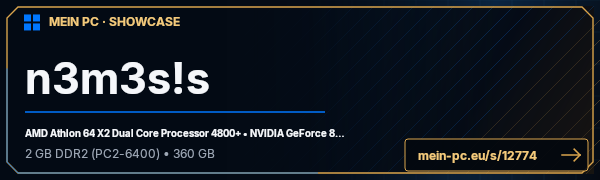 PC-Showcase n3m3s!s von n3m3s!s auf MEIN PC