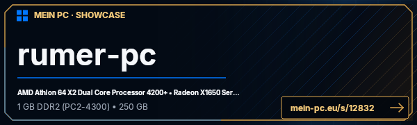 PC-Showcase rumer-pc von scorpion94 auf MEIN PC