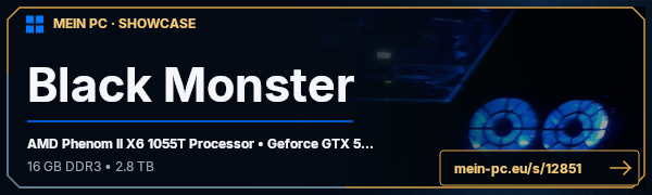 PC-Showcase Black Monster von Rhutos auf MEIN PC