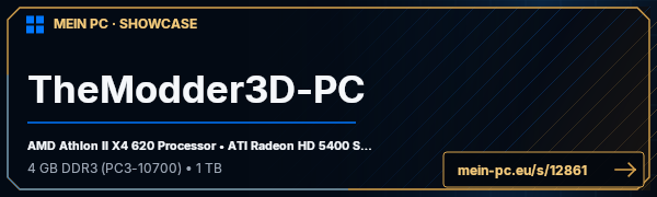 PC-Showcase TheModder3D-PC von TheModder3D° auf MEIN PC