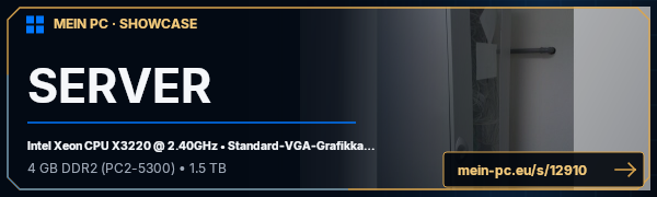 PC-Showcase SERVER von TCOxVail auf MEIN PC