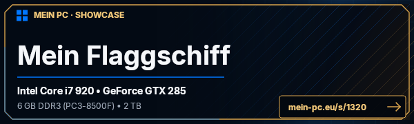 PC-Showcase Mein Flaggschiff von fasTRapid auf MEIN PC