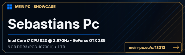 PC-Showcase Sebastians Pc von Sebse118 auf MEIN PC