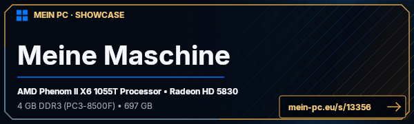 PC-Showcase Meine Maschine von 4-lom auf MEIN PC