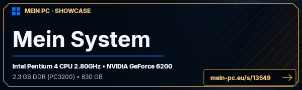PC-Showcase Mein System von lööööl auf MEIN PC