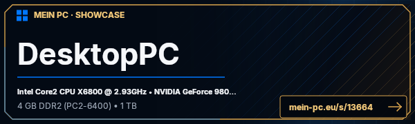 PC-Showcase DesktopPC von Inforc3r auf MEIN PC