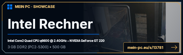 PC-Showcase Intel Rechner von Tempo@taschentuch auf MEIN PC