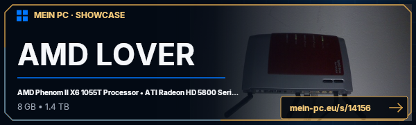 PC-Showcase AMD LOVER von AMD LOVER auf MEIN PC