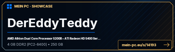PC-Showcase DerEddyTeddy von Der-Eddy auf MEIN PC