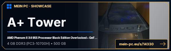 PC-Showcase A+ Tower von evo93 auf MEIN PC