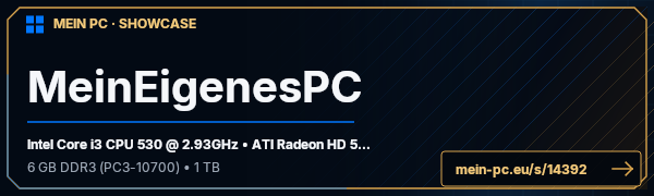 PC-Showcase MeinEigenesPC von OneBestMetin auf MEIN PC