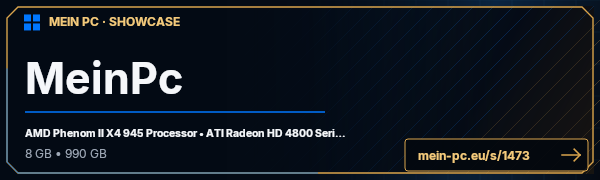 PC-Showcase MeinPc von scorpion94 auf MEIN PC