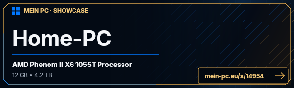 PC-Showcase Home-PC von MasterBrain auf MEIN PC