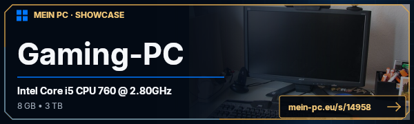 PC-Showcase Gaming-PC von Kalimor auf MEIN PC
