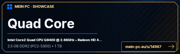 PC-Showcase Quad Core von djdarkboy auf MEIN PC