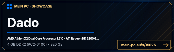 PC-Showcase Dado von dado96 auf MEIN PC