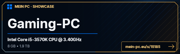 PC-Showcase Gaming-PC von Comp4ny auf MEIN PC