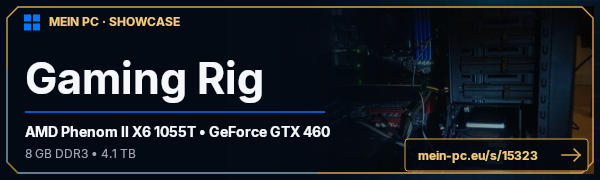 PC-Showcase Gaming Rig von glZmO auf MEIN PC