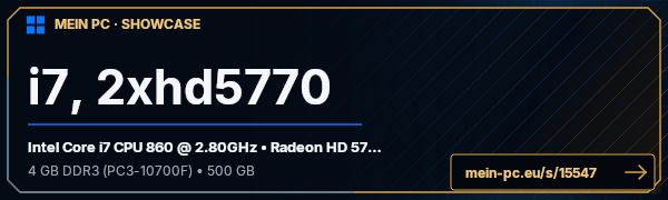 PC-Showcase i7, 2xhd5770 von lukastod auf MEIN PC