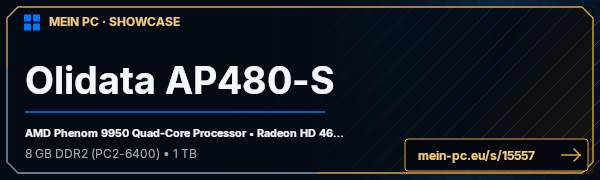PC-Showcase Olidata AP480-S von josh543 auf MEIN PC