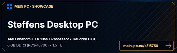 PC-Showcase Steffens Desktop PC von Ciooo auf MEIN PC