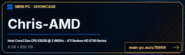PC-Showcase Chris-AMD von chrisAMD auf MEIN PC