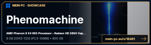 PC-Showcase Phenomachine von NZXTone auf MEIN PC