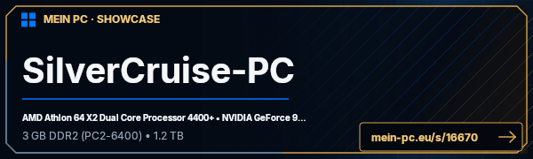 PC-Showcase SilverCruise-PC von SilverCruise auf MEIN PC