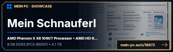 PC-Showcase Mein Schnauferl von timmel26 auf MEIN PC