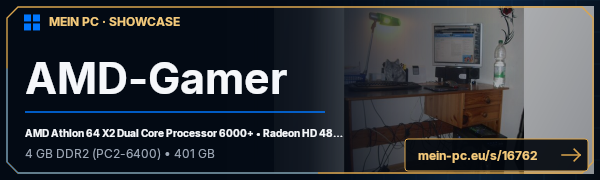 PC-Showcase AMD-Gamer von Malachias auf MEIN PC