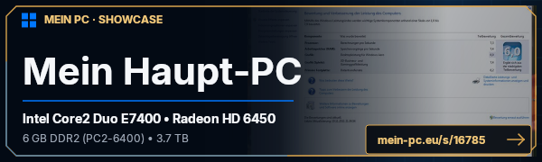 PC-Showcase Mein Haupt-PC von Sascha_K1994 auf MEIN PC