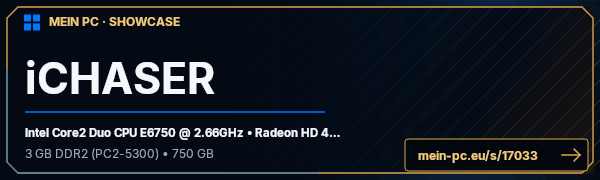 PC-Showcase iCHASER von chaserboii auf MEIN PC