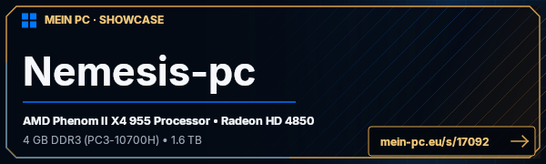 PC-Showcase Nemesis-pc von NEMESlS auf MEIN PC
