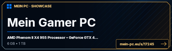 PC-Showcase Mein Gamer PC von q176ull auf MEIN PC