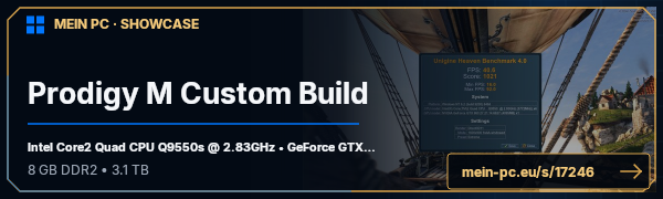 PC-Showcase Prodigy M Custom Build von Link2000 auf MEIN PC