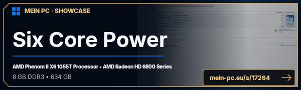 PC-Showcase Six Core Power von cyler auf MEIN PC